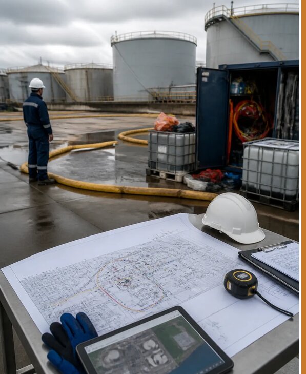 Разработка плана ликвидации разливов нефти в Ессентуках